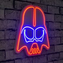   Darth Vader - Roșu 
 albastru Iluminare LED decorativă din plastic 38236 Roșu-albastru