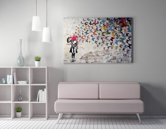 WY51 (70 x 100) Pictură decorativă pânză înrămată 100x70 Multicolor