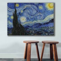   70100VANGOGH074 Pictură decorativă pânză 100x70 Multicolor