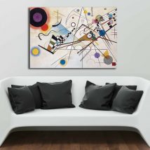   70100KANDINSKY006 Pictură decorativă pânză 100x70 Multicolor