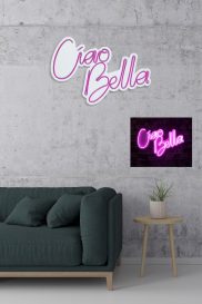 Ciao Bella - Roz Iluminat decorativ LED din plastic 45x2x32 Roz