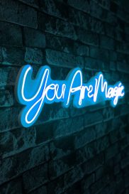 You are Magic - albastru Iluminat decorativ LED din plastic 69x2x18 albastru