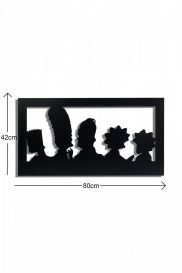 Cartoon - Multicolor Iluminat decorativ LED 80x42 Multicolor