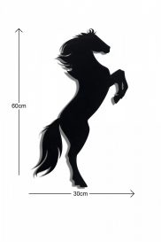 Wild Horse - Iluminare LED decorativa Galben 30x60 Galben