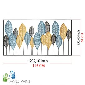 Zevahir 4 Decor metalic de perete 115x3x60 Multicolor