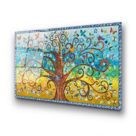 UV-211 70 x 100 Pictură decorativă din sticlă călită 100x70 Multicolor