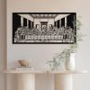 The Last Supper- APT380 Decor metalic de perete 95x46 Negru