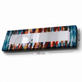 40120NISMA-026 Decor oglinda 120x40 Multicolor