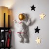 Semnul Pacii Astronaut - 1 Decor de perete 35x10x47 alb-Auriu