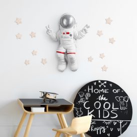 Semnul Pacii Astronaut - 2 Decor de perete 35x10x47 alb-Gri