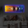 3090KTLGDACT - 002 Pictură decorativă LED pânză 90x30 Multicolor