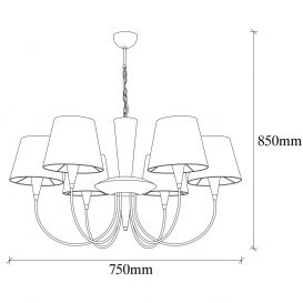 Pardo - 3011 Candelabru design interior Antic 75x75x85 cm