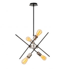 Parazit - 3871 Candelabru design interior 
 Nichel Negru 50x50x80 cm