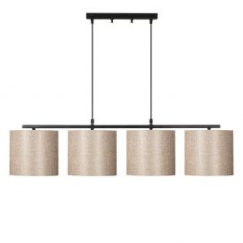 Valiz - 4706 Candelabru design interior Negru 
 Crem 110x25x120 cm