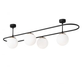 Abacus - 4891 Candelabru design interior Negru 
 alb 124x40x33 cm