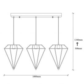 Elmas - 6293 Candelabru design interior Aur 100x30x134 cm