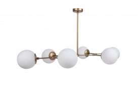 Damar - 6322 Candelabru design interior Galben 
 alb 100x58x48 cm