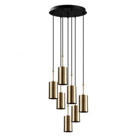 Kem - 6391 Candelabru design interior Aur Negru 
 43x43x120 cm