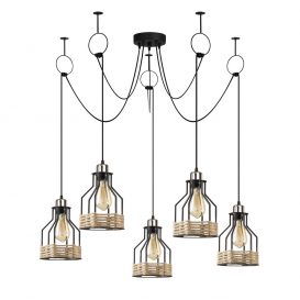 Fiko - 6561 Candelabru design interior Negru 117x117x131 cm