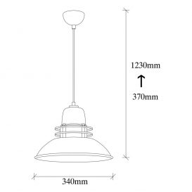 Berceste - 226-S Candelabru design interior Negru 34x34x123 cm