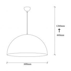 Berceste - 237-S Candelabru design interior Negru 60x60x126 cm