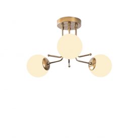 Daisy - 146-AV3 Candelabru design interior alb 
 auriu 48x48x34 cm