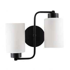 Balcova - N-345 Design interior Lampa de perete Neagra 32x32x28 cm