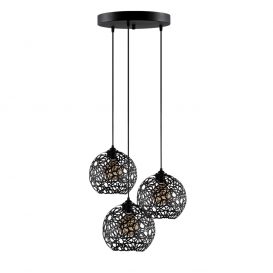 Fellini - MR - 787 Candelabru design interior Negru 65x65x117 cm