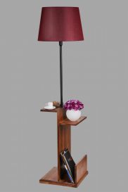 Macka subtip 17 Design interior Lampa de podea 
 negru Burgundy, rosu 45x45x170 cm