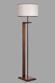 Macka subtip 05 Design interior Lampă de podea Nuc 
 Crem 45x45x163 cm