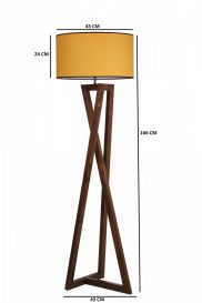 Macka subtip 01 Design interior Lampa de podea Nuc 
 Mustar 45x45x149 cm