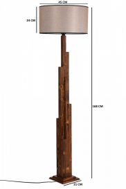 Macka subtip 06 Design interior Lampa de podea Nuc 45x45x160 cm