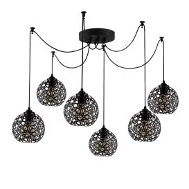 Fellini - MR - 899 Candelabru de design interior Negru 137x137x107 cm