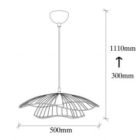 Tel - 6503 Candelabru design interior Vintage 50x50x111 cm