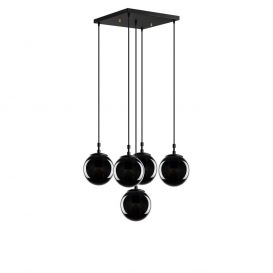 Efe - 2171 Candelabru design interior 
 fum negru 65x65x110 cm