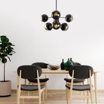 Cotiera - 1266 Design interior Candelabru Negru 64x64x79 cm