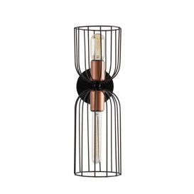 Nezgep - 3231 Design interior Lampa de perete Neagra 14x22x45 cm