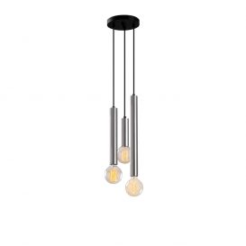 Tempo - 6041 Candelabru de design interior Argintiu 22x22x146 cm