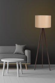 101 Design interior Lampa de podea Crem 
 Nuc 38x38x145 cm