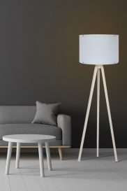 132 Design interior Lampa de podea alb  Crem 38x38x145 cm