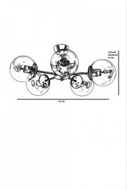 Venüs 5 Li Beyaz Camlı Avize Candelabru design interior alb 60x60x25 cm