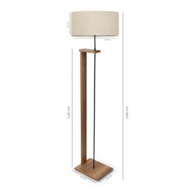 AYD-2825 Lampa din lemn Bej  Lemn 21x38x150 cm