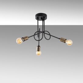 Viraj - 10875 Candelabru design interior Negru 
 Antic 46x46x32 cm