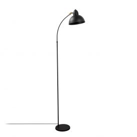 Varzan - 10855 Design interior Lampa de podea Negru 
 Antic 20x43x162 cm