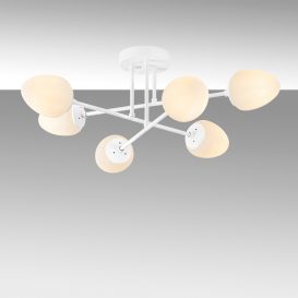 Camflo - 10400 Candelabru design interior alb 81x81x32 cm