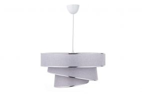   Couper - Gri, Argintiu Candelabru de design interior Gri Argintiu  40x40x72 cm