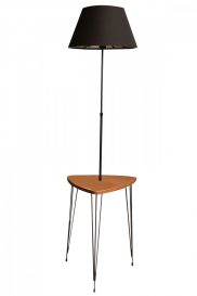 TM2002-01 Design interior Lampa de podea 
 Nuc negru 37x37x147 cm