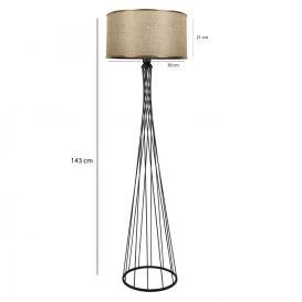 AYD - 3204 Design interior Lampa de podea Culoare nisip 21x38x143 cm