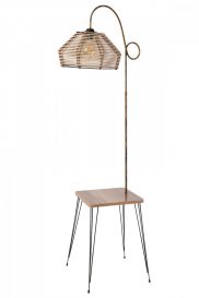 YL274 Design interior Lampa de podea Bej 
 Maro 35x35x165 cm