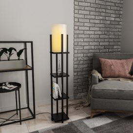 Lampa de raft - 8111 Design interior Lampa de podea Negru 25x20x130 cm